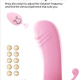 Dương vật giả có 10 chế độ rung đế hình con bướm