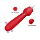 Kẹp núm vú mix gậy massage silicon có 10 chế độ rung