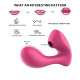 Máy rung 2 đầu dương vật dài 142mm có 3 chế độ hút 392335