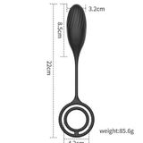 Máy rung nòng nọc có vòng đeo dương vật và 10 tần số