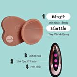 (Có video) Dương vật giả rung thục điều khiển từ xa siêu giống thật Real Dildo