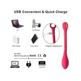 Que rung massage với thiết kế thuôn dài với silicon siêu mềm