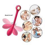 Que rung massage với thiết kế thuôn dài với silicon siêu mềm