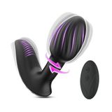 Máy rung hậu môn silicon có 9 tần số rung và xoay 360 độ