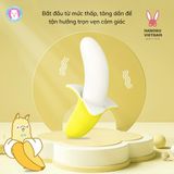 (Có video) Dương vật giả ngụy trang trái chuối rung Little Banana 12 chế độ