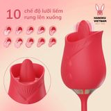 (Có video) Trứng rung hai đầu lưỡi liếm kết hợp rung thục Bella Secret