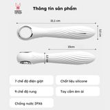 (Có video) Dương vật giả rung thục điện gây tê kích thích cao cấp Svakom