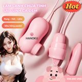 (Có video) Trứng rung hút 3 đầu Sweet Pea lưỡi kết hợp hút đa dụng