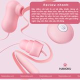 (Có video) Trứng rung hút 3 đầu Sweet Pea lưỡi kết hợp hút đa dụng