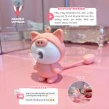 (Có video) Trứng rung 2 đầu ngụy trang con mèo rung và hút đa dụng Kitty