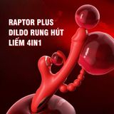 (Có video) Dương vật giả rung hút liếm Raptor Plus 4 trong 1 cao cấp