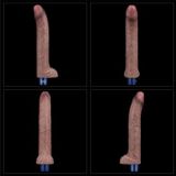 Dương vật giả silicon với 7 tần số rung và 3 chế độ dài 228mm