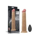 Dương vật giả silicon với 10 chế độ rung và ngoáy dài 205mm