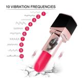 Máy rung ngụy trang son nhựa mini có 15 chế độ dài 95mm