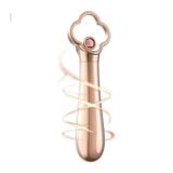 Máy rung với 10 chế độ massage âm đạo màu hồng dài 120mm