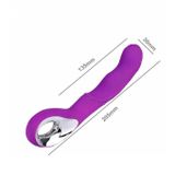 Máy rung thiết kế dạng thanh silicon dài 20 cm hồng tím