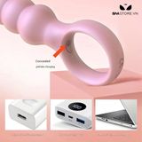Máy rung hậu môn silicon có 10 tần số dùng sạc điện
