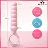 Máy rung hậu môn silicon có 10 tần số dùng sạc điện