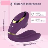 Máy rung silicon massage âm vật và núm vú điều khiển qua APP