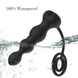 Máy rung hậu môn có 10 tần số mix vòng đeo dương vật