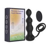 Máy rung hậu môn có 10 tần số mix vòng đeo dương vật