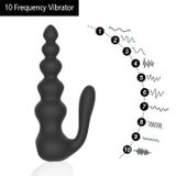Đồ chơi hậu môn điều khiển từ xa anal bead có 10 tần số