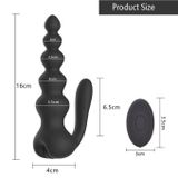 Đồ chơi hậu môn điều khiển từ xa anal bead có 10 tần số