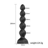 Butt plug hậu môn dạng bi tầng silicon điều khiển từ xa