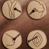 Máy rung ngụy trang cọ trang điểm với 10 chế độ dễ mang theo