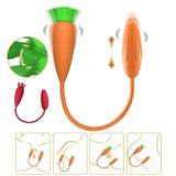 Trứng rung 2 đầu quả cà rốt silicon có 10 chế độ dài 429mm 393261