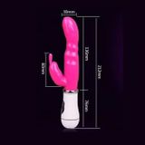 Máy rung tai thỏ ABS mềm, sạc điện có 8 chế độ