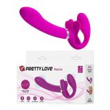 Dương vật giả 2 đầu silicon với 12 chế độ rung mạnh mẽ