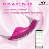 Máy rung ngụy trang chiếc lá điều khiển qua APP có gai