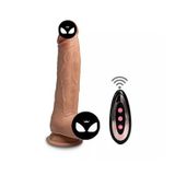 Dương vật giả thụt tự động sưởi ấm dài 26cm màu da