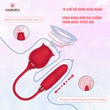 (Có video) Trứng rung thục 2 trong 1 ngụy trang Hoa hồng Rose Tornado II