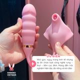 (Có video)Trứng rung hút 2 đầu kích thích đa điểm cao cấp Stingra