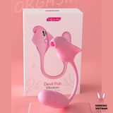 (Có video)Trứng rung hút 2 đầu kích thích đa điểm cao cấp Stingra