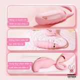 (Có video)Trứng rung hút 2 đầu kích thích đa điểm cao cấp Stingra