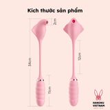 (Có video)Trứng rung hút 2 đầu kích thích đa điểm cao cấp Stingra