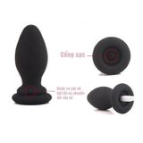 Đuôi thỏ cosplay butt plug rung silicon có điều khiển từ xa