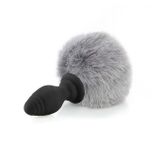 Đuôi thỏ cosplay butt plug rung silicon có điều khiển từ xa