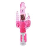 Dương vật giả silicon rung xoay rẽ nhánh màu hồng dài 22cm