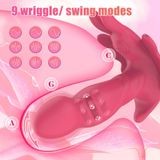 Dương vật giả silicon với đế hình con cua rung 9 chế độ 393573