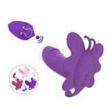 Dương vật giả có 10 chế độ rung đế hình con bướm 393574