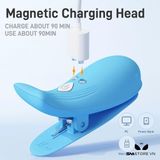 Kẹp ti hình con cá heo có 10 chế độ rung điều khiển từ xa