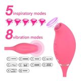 Trứng rung 2 đầu với 8 tần số và 5 chế độ hút dài 249mm 393587