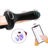 Vòng rung tình yêu có 9 tần số kèm dương vật silicon