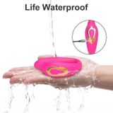 Máy rung âm đạo silicon 2 nhánh điều khiển từ xa màu hồng