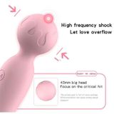 Chày rung silicon hình kem màu hồng dài 14.8cm