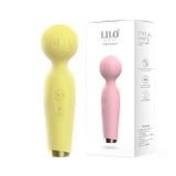 Chày rung silicon hình kem màu hồng dài 14.8cm